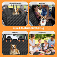 PfotenBank - Premium Hundedecke für Autorückbank