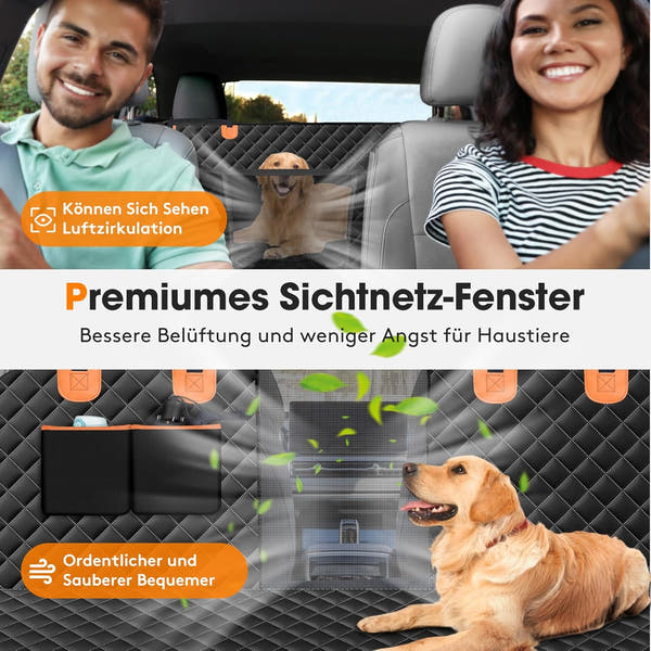 PfotenBank - Premium Hundedecke für Autorückbank